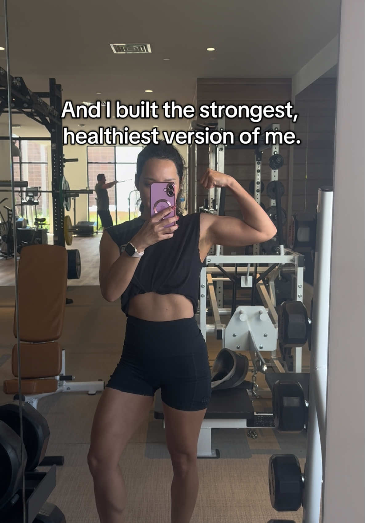 I was told PCOS would hold me back… but here I am, in the best shape of my life. 🔥  If you have PCOS, don’t give up — your story can change too. 💕  #PCOSAwareness #FitnessJourney #PCOS