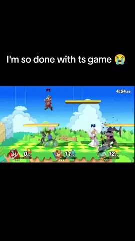 I am NEVER playing 3 player smash again bro #smash #smashbrosultimate #smashbrosclips #fyp #xyzbca 