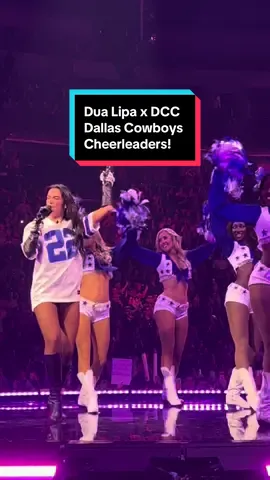 Dua Lipa and the Dallas Cowboys Cheerleaders! #letsgetphysical #dualipa #dcc #dallascowboyscheerleaders @Dua Lipa @Dallas Cowboys Cheerleaders 