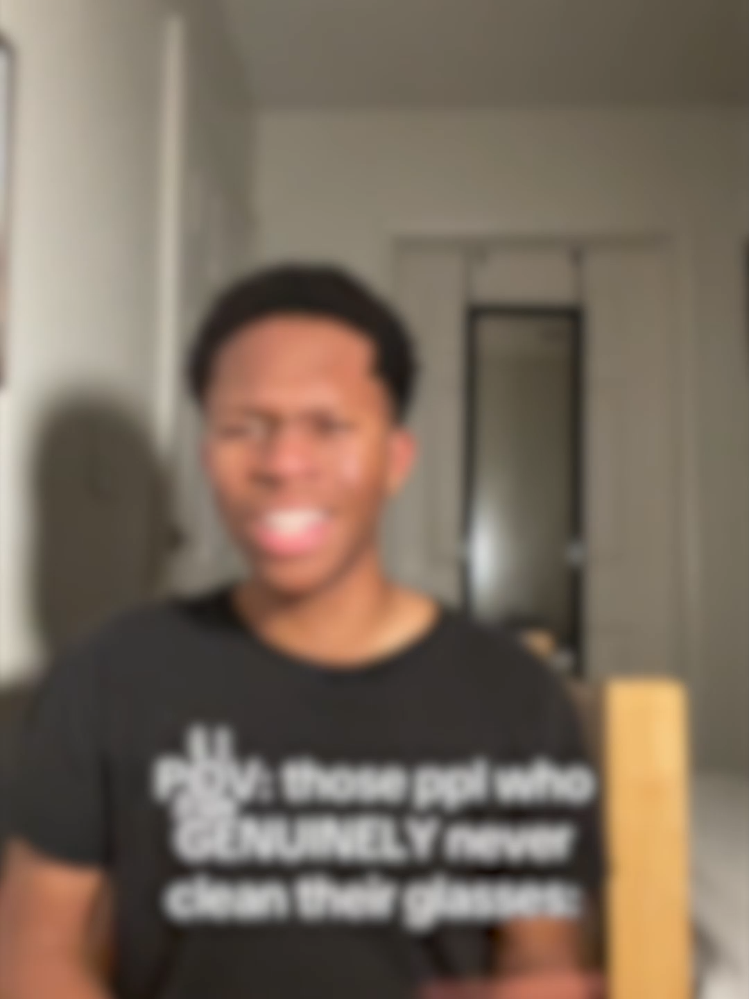 like get yourself a microfiber cloth & you'll be straight #fyp #relatable #glasses #blur