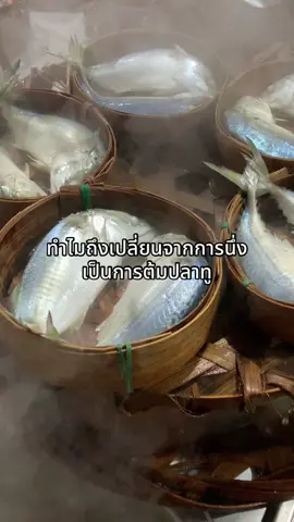 ทำไมถึงเปลี่ยนจากการนึ่ง เป็นการต้มปลาทู #ปลาทู #ปลา #seafood #อาหารทะเล #fish 