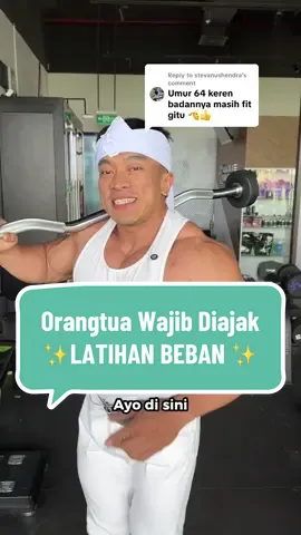 Replying to @stevanushendra siapa sih yg ga mau menua dengan bugar?! Yuk ajak orangtua kita olahraga tipis tipis yg penting sampe bisa liat cucunya punya cucu 🥹 #DaddyGee 
