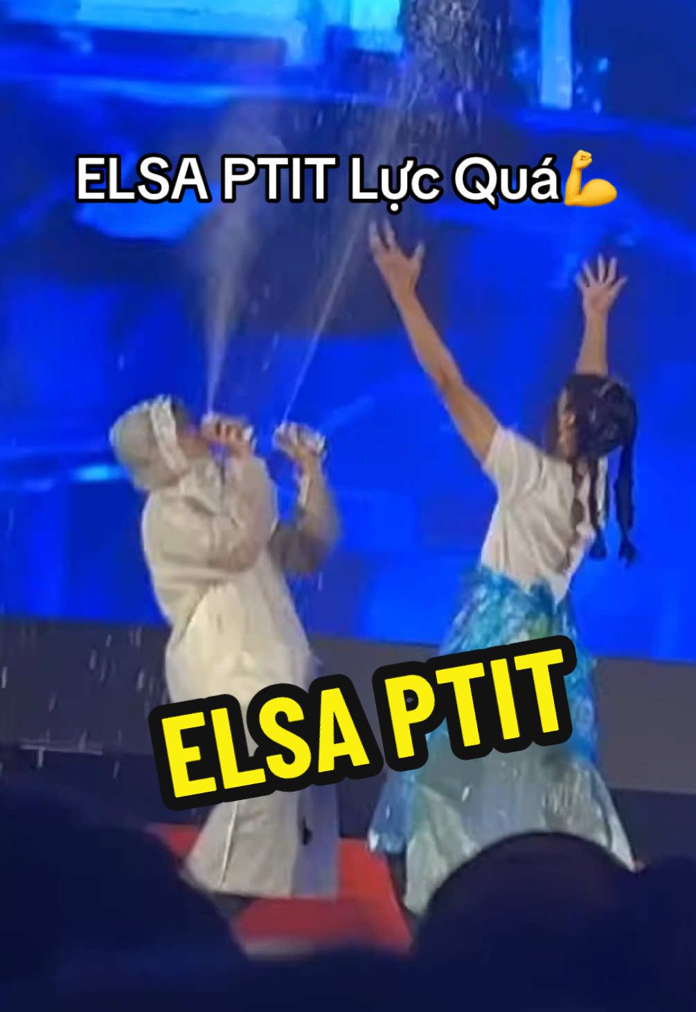 ELSA PTIT không chỉ học tiếng Anh, mà còn nói chuyện bằng cơ bắp 💪🔥 #ptit 