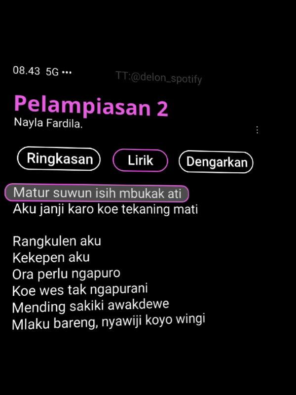 Pelampiasan 2🎧🎶#xyzbca #liriklaguviral #100kviews #liriklagu #liriklagu 