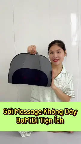 Gối massge thư giãn giúp giảm tình trang đau nhức mỏi ok lắm luôn 👍 #bomidi #bomidivn #goimassage #goimassagecovaigay #quatang 