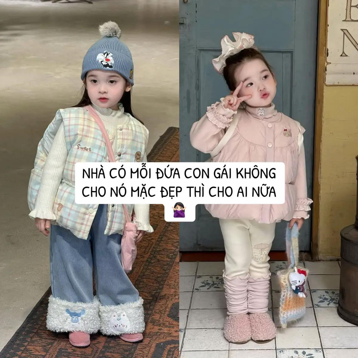 Mom nào còn lăn tăn phối đồ cho con gái mình sao cho có gu mà vẫn phải đúng lứa tuổi thì bơi vào đây với e ạ #baby #babykids #thoitrangtreem #thoitrangtreemcaocap #quanaochobegai #phoidochobe #hoccachphoido #order #viral 