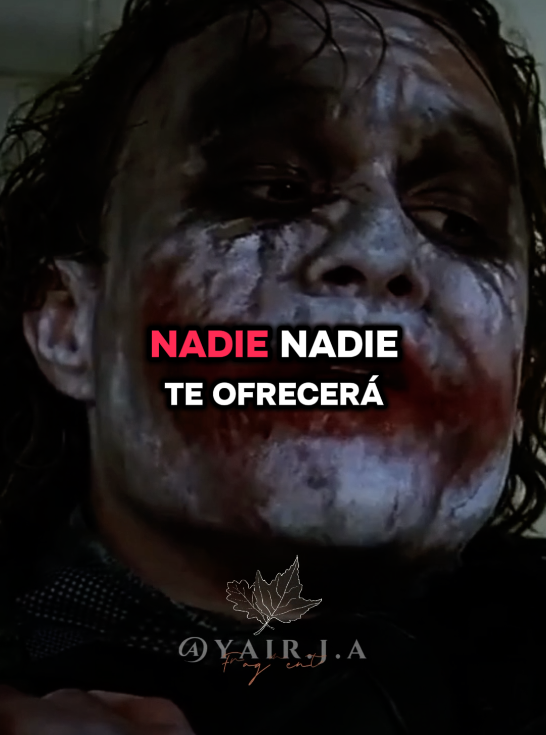 Nadie te ofrecera una disculpa por lo que te hizo... #frases #joker 