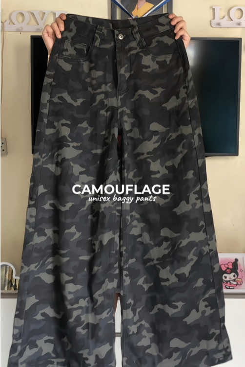 found the perfect camouflage pants here sa tiktok shop!! Super worth it & the quality grabeee!!! ✨ #camouflage #baggypants #baggyjeans #camopants #fyp 