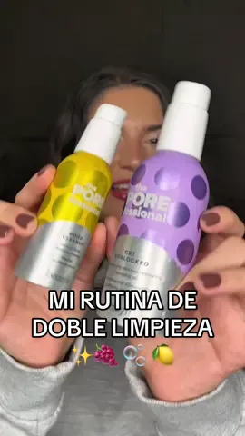 Let’s do a double cleansing with @Benefit Cosmetics 🫧✨  Estoy usando su línea de skincare y después de meeeses usándola la sigo amando, es apta para piel sensible y te deja un glow divino.  #doublecleansing #benefitcosmetics #benefitclubpink #skincaretips #skincare 