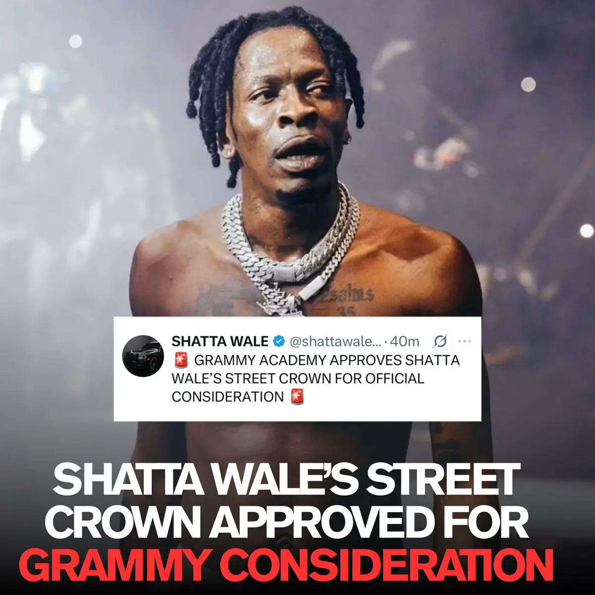 This is the game of hard work and focus ,our king you do all ✅❤️@Shatta wale #grammys #shattawale #picture @BOATSON THE PHONE VIDEOGRAPHY @ELIKE♍️•🤷‍♂️🫥 @𝐓𝐄𝐄🍀𝐋𝐈𝐌𝐎🚀🇺🇸 #sound #bucca 