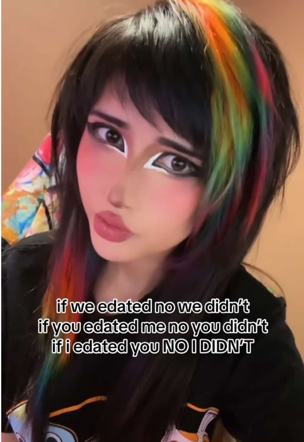 if you edated me, no you didn’t. i don’t know who you are, i don’t know where you came from, and i don’t know what kind of fanfiction you’re spinning but it has nothing to do with me. any screenshots you think you have, any messages you think you read is a manufactured hallucination crafted by a rotating team of low level government agents. i have never met you in my entire life, i have never whispered your name, i have never looked at your profile and thought “yes, them” because i don’t know you. the version of me that you are so sure exists is a government funded and issued mirage. i have no affiliation with you, your account, your server, your friend group, your screenshots, your playlists, your pet projects, or whatever bizarre archive you’re compiling. i have never spoken to you privately, i have never promised you anything, i have never shared my life with you in any form. i do not know you. i do not recognize your handle. i do not recognize your face. you are a stranger. you are not and have never been connected to me in any capacity. stop telling people you know me because you don’t. stop spreading them. stop dragging my name into your posts. it literally just makes me look bad. there is no version of me that ever edated you. there is no version of me that even recognizes your username. you are free to believe in your dream. you are free to keep screenshots of the government’s work. but you are not free to use my name, my likeness, my reputation as the stage for your delusion. i don’t know you. i never knew you. that’s propaganda. i would never edate. that wasn’t me. that was the government. i totally never edate. i totally never edated you. i totally never will. stop with these lies on my name. #schizo #EDaterrrr #nd  Follow the thingymabob thing substack thing in my thingy bio where my username is the same username as on this thingyIf U care 🐙🥹❤️🍀