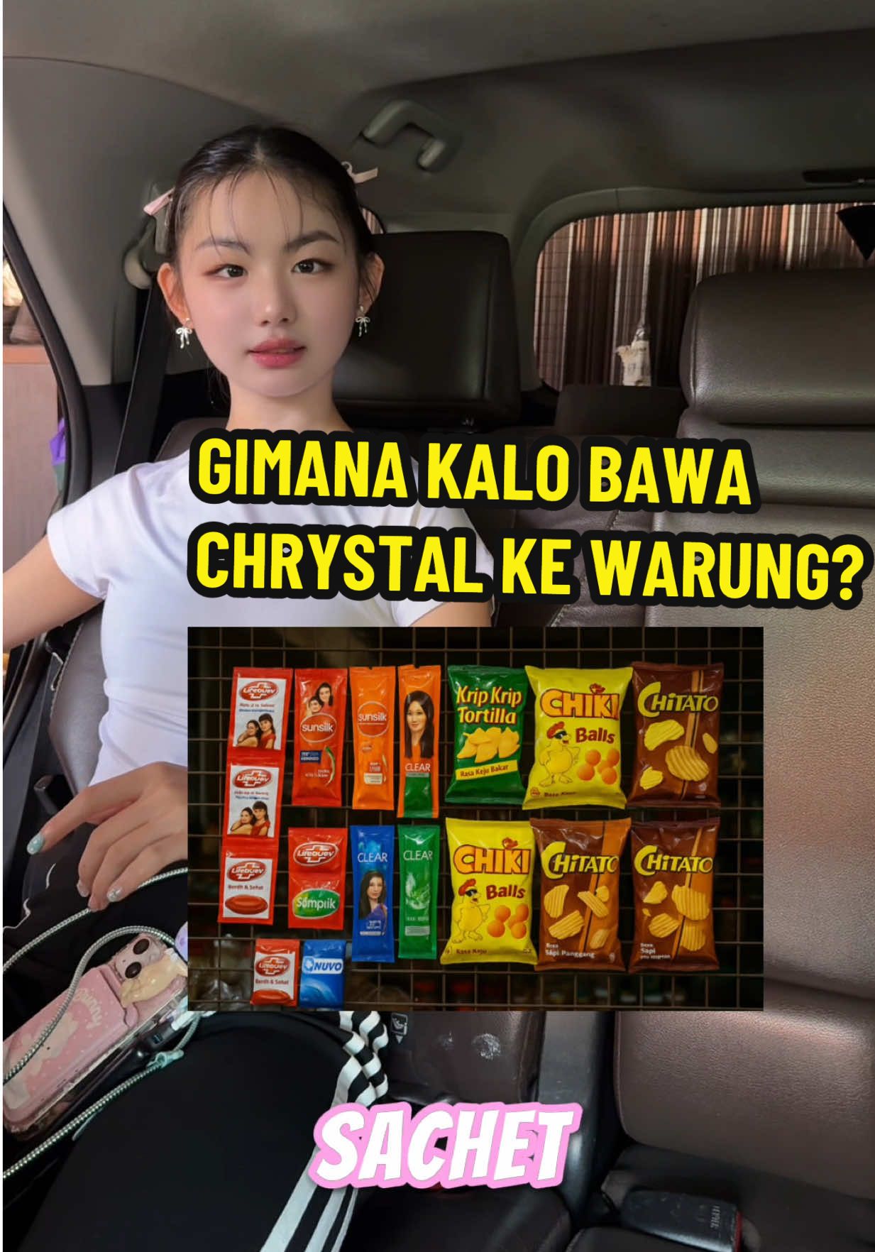 Gimana kalo kita bawa chrystal ke warung aja! @Yencechoice mami Cape kali jelasinnya…  #chrystalxavierawinjaya #tata #fyp #kocak #konten 