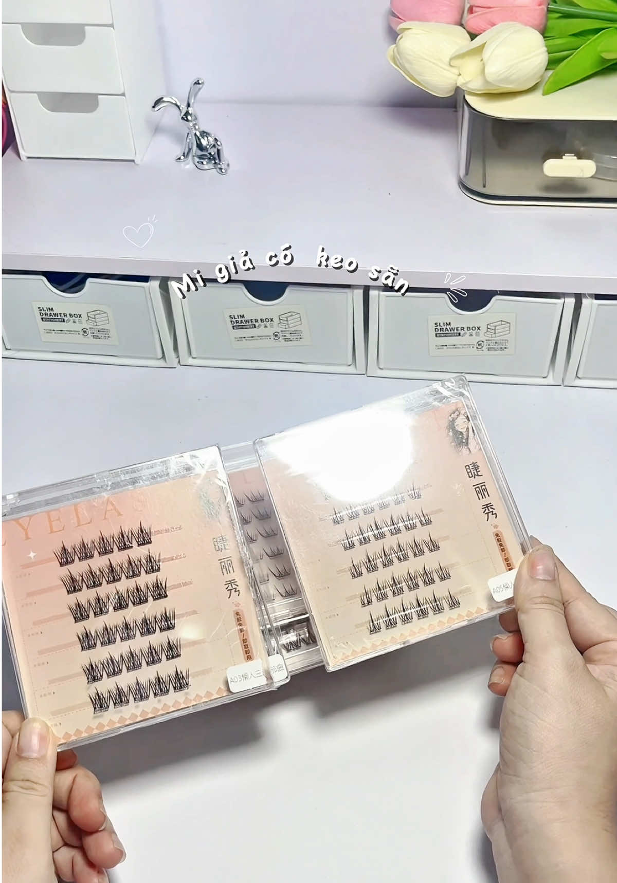 Phải có em mi giả thì mắt mới xinh lung linh 💖 #migia #migiasankeo #reviewlamdep #fyp 
