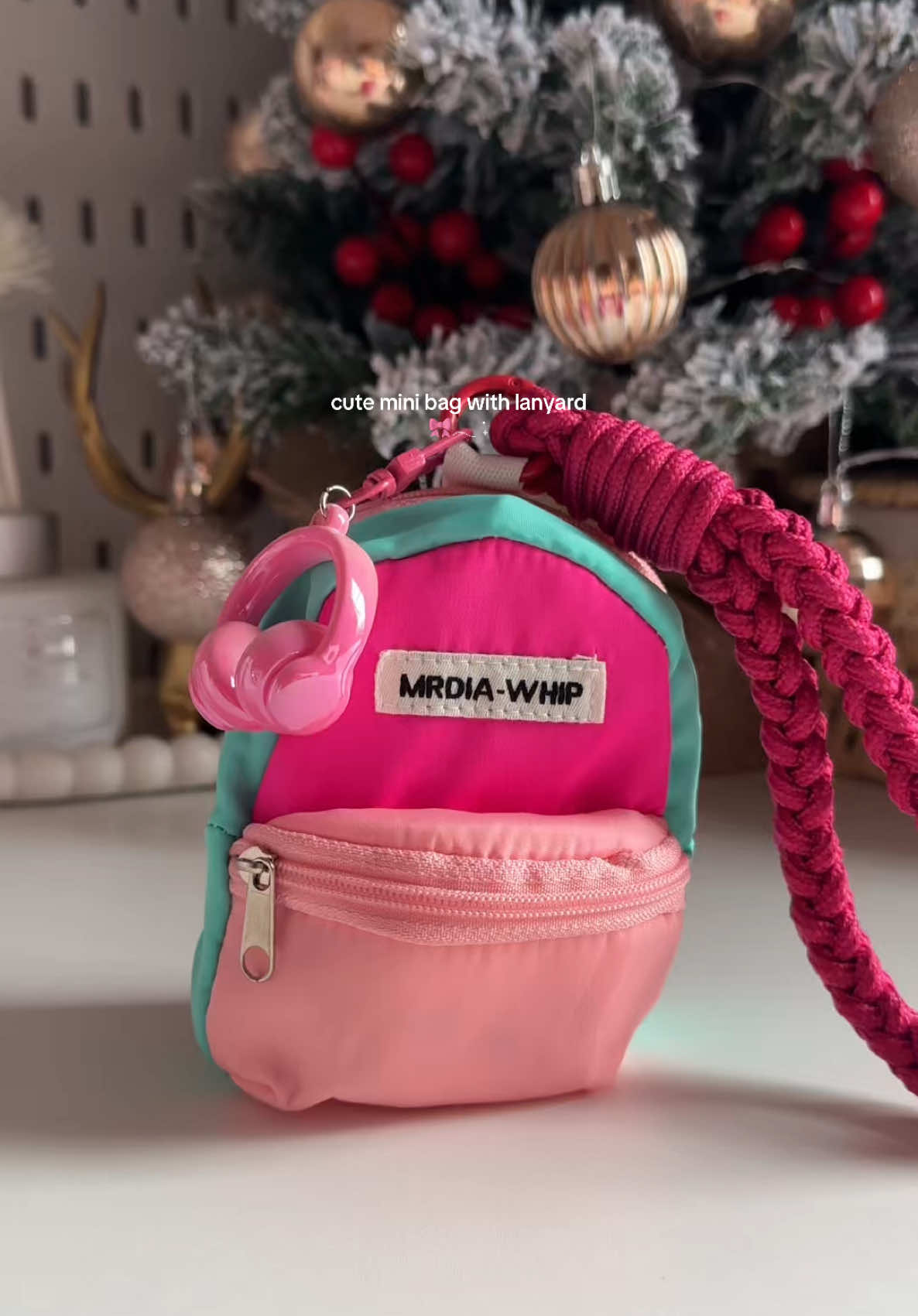 this mini bag with lanyard is the cutest! 🎀✨💕 #minibaglanyard #mobilephonelanyard #phoneslingbag #minibag #phonelanyard