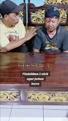 Pindahkan 2 stick#challenge #iqtest #tainment 