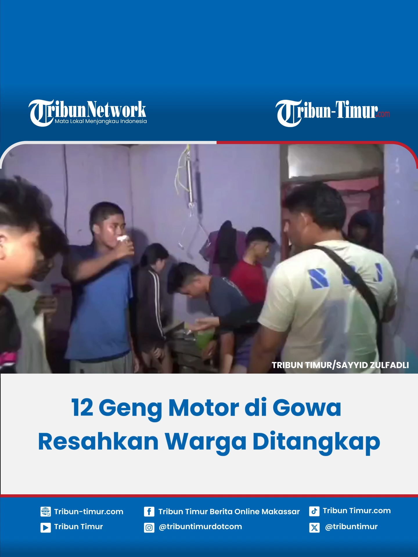 Teror Warga Pakai Busur dan Golok, 12 Geng Motor Ditangkap Polisi, Satu di Antaranya Masih di Bawah Umur
