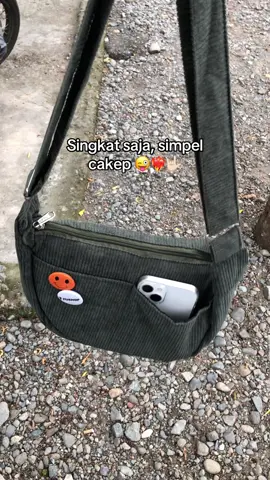 Pesona Tas Selempang corduroy 34k, buruan cek keranjang kuning #slingbag #tasselempangpria #tasselempang #taskekinian #taspria 