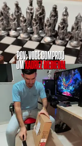 JOGO DE XADREZ MEDIEVAL #xadrezjogo #xadrez #tabuleiroxadrez #xadrezmemes 