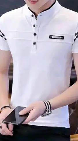 Áo thun nam cổ trụ ngắn vải co#xuhuong @user42099666618 @user42099666618 