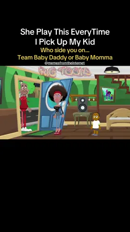 Team Baby Daddy or Team Baby Momma #MaryJBlige #rigtoons #babydaddyproblems #babymommadrama #coparenting 