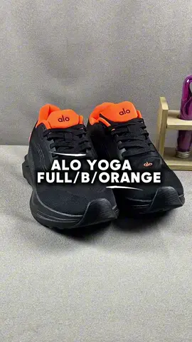 🔥 Style on point, comfort maksimal! Sepatu Alo Yoga Full Black Orange hadir dengan desain sporty yang kece + ringan dipakai seharian. Cocok buat olahraga maupun jalan santai. 🖤🧡 #alo #Running #gym #aloyoga 