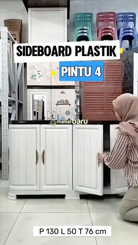 🍁 SIDEBOARD PLASTIK MURAH 🍁 - P 130 L 50 T 76 cm Yuk, jangan sampai kehabisan ya! DETAIL US 👇🏻  WhatsApp admin 1 : +62 878-3616-8172 admin 2 : +62 858-7731-0445 admin 3 : +62878-2486-2135 Tiktok : @IG mebelbaru.palur 📍 Jalan Raya Palur no. 259 (selatan flyover palur) #sideboard #plastik #mebelbarupalur #murah #fyp 