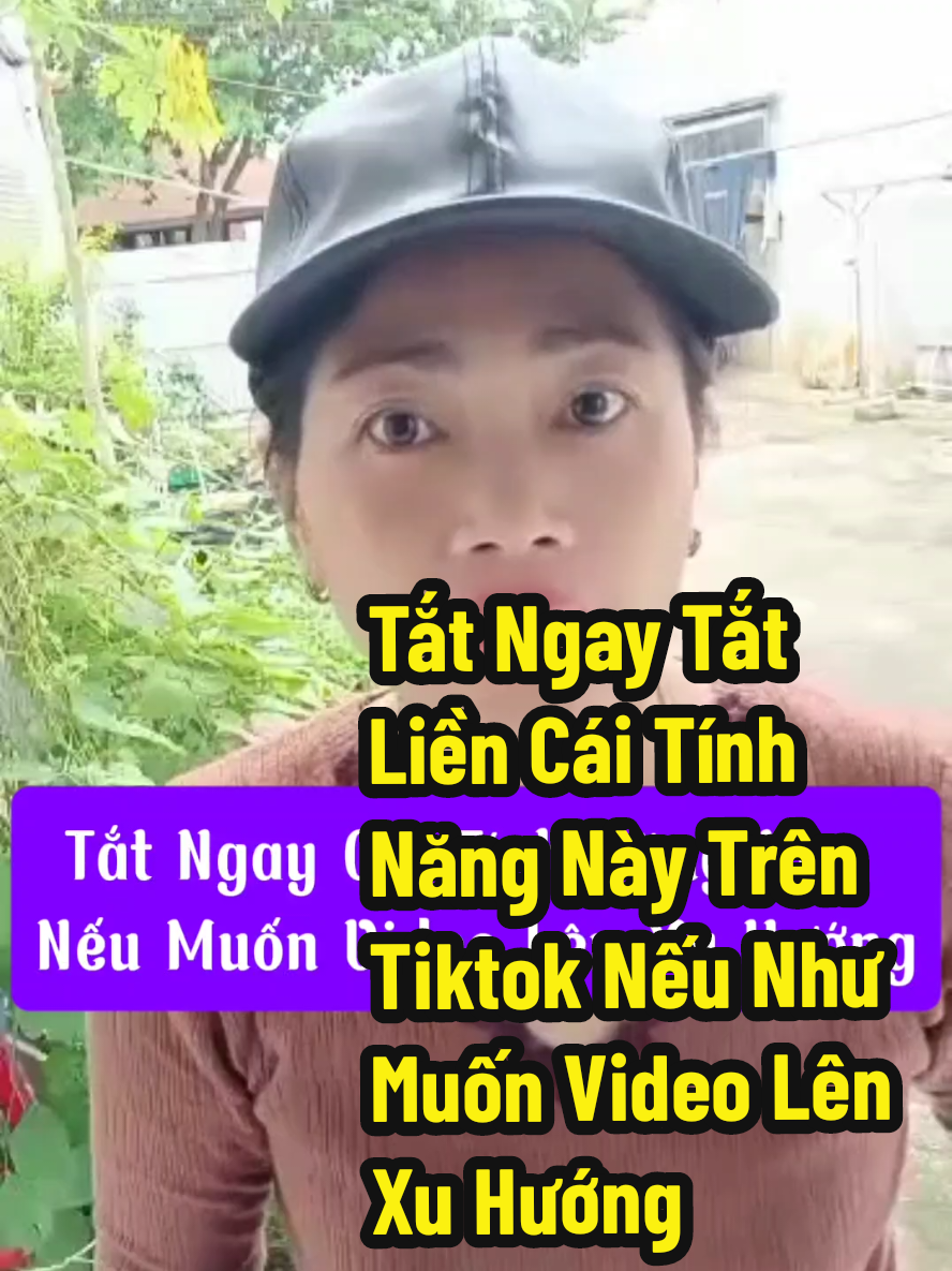 Tắt ngay tắt liền cái  tính năng này trên tiktok nếu như muốn video lên xu hướng 👍👍 #minhchau84 #xaykenhtiktok #chiasekinhnghiem #tiepthilienket #xuhuong 