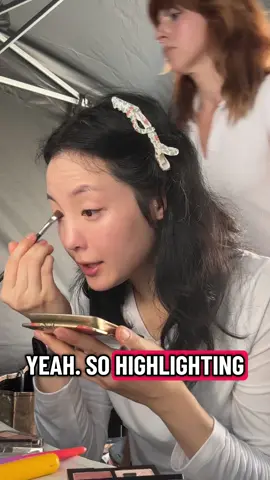 As promised my very long live tutorial for the MUA on set. You can hear our dialogue of how I’m trying to communicate the differences. Hopefully this helps!  I’ll make more videos addressing the comments from my last video ✨💖  #setlife #asianmakeup 