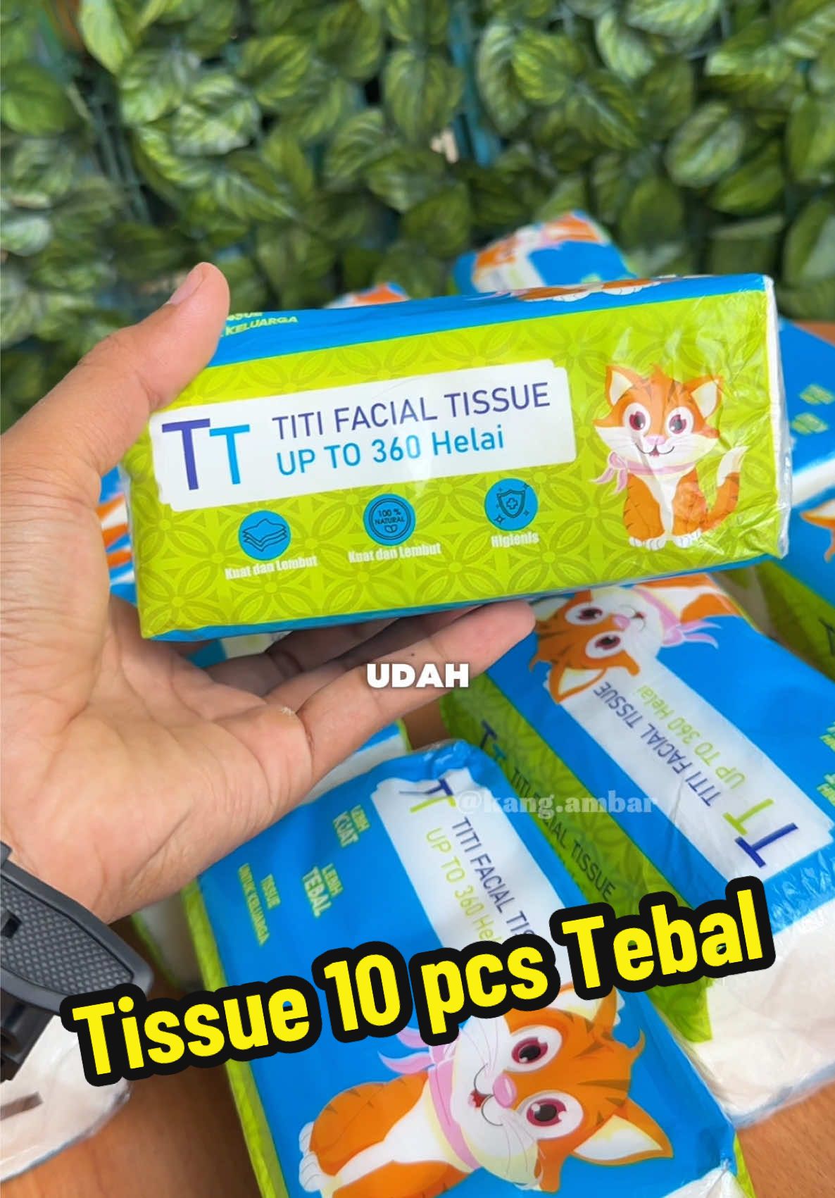Tissue 10 pcs tebal untuk keluarga. #tissue10pack #tissue10pcs #facialtissue #tissuetebal #tisu 