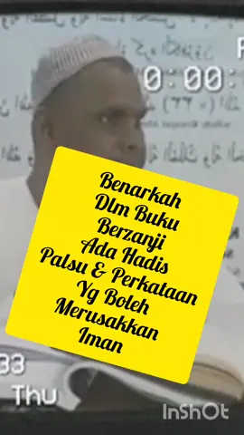 Kasihan orang melayu.. Ada lagi yg beranggapan tak boleh nak disanggah apa yg ada dlm kitab walaupun ada yg mengarut. Dgn kata lain, kan ada dlm kitab dan apa salahnya kan benda baik.. 