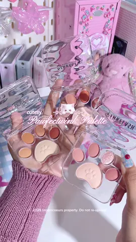 cutie eyeshadow palette ⋆🐾⋆ #pinkflash #eyeshadowpallete #cutemakeup #pinkflasheyeshadow #pinkconcert 