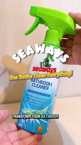 💚 Seaways Bathroom Cleaner 500g Plant Based Formula, 99.9% Sterilization Rate, Oolong Tea Floral Fragrance @Seaways 💚 #seaways #seawaysbathroomcleanerviral #seawaysbathroomcleanerspray #seawaystoiletcleaner #CleanTok