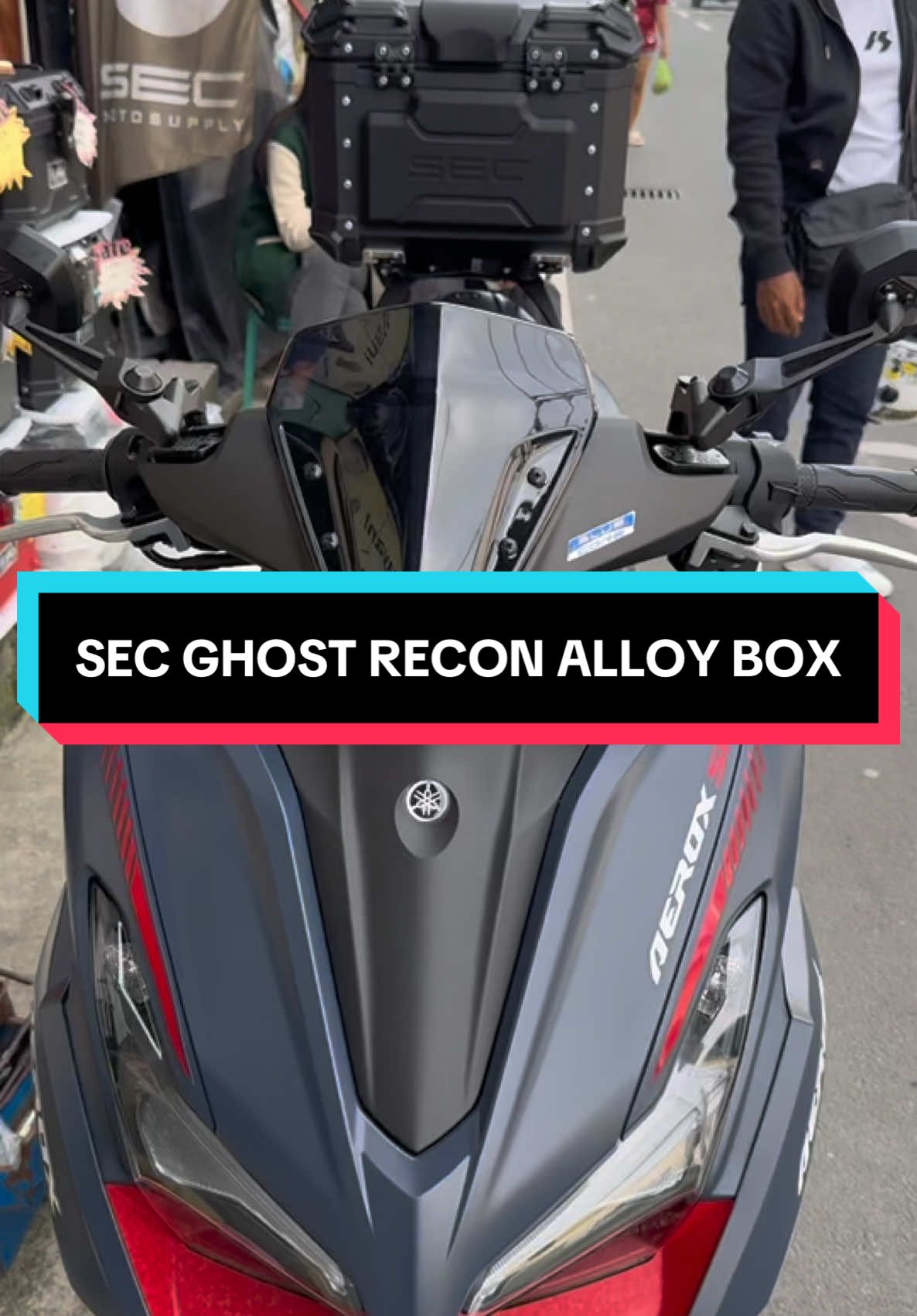 K3 RACK FOR AEROX V3 and SEC RECON ALLOY #BeastonwhEELS #fyp #topbox #secmotosupply