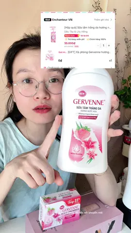 Sữa tắm Gervene mua 1 tặng 1 #xuhuong #suatam #gervenne #suatamnuochoa #suatamgervenne 