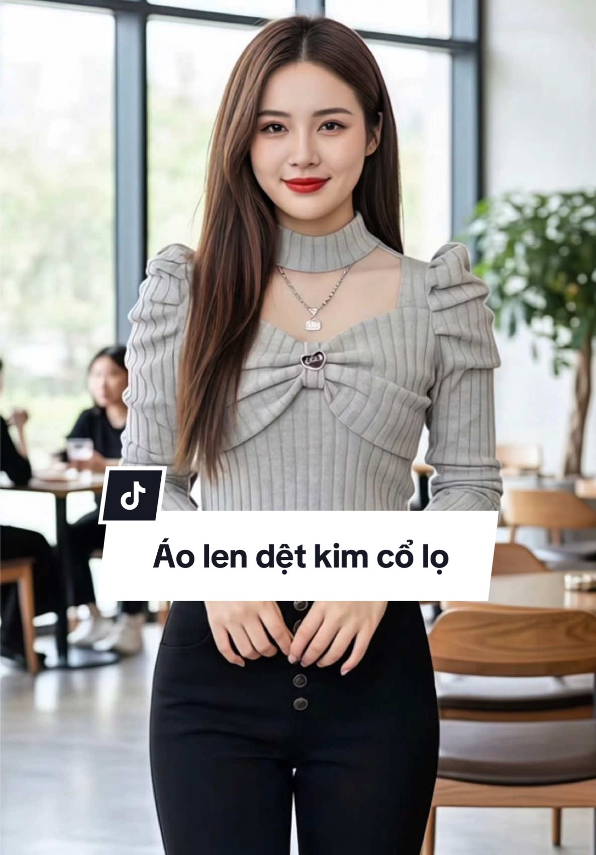 Áo len dệt kim cổ lọ #ĐồĐẹpMỗiNgày #OutfitXinh #SetĐồNữ #xuhuong #viraltiktok #PhongCáchNữ #ĐồNữĐẹp #OOTD #xuhuongtiktok #ThờiTrangNữ #cute #viralvideo #beauty 