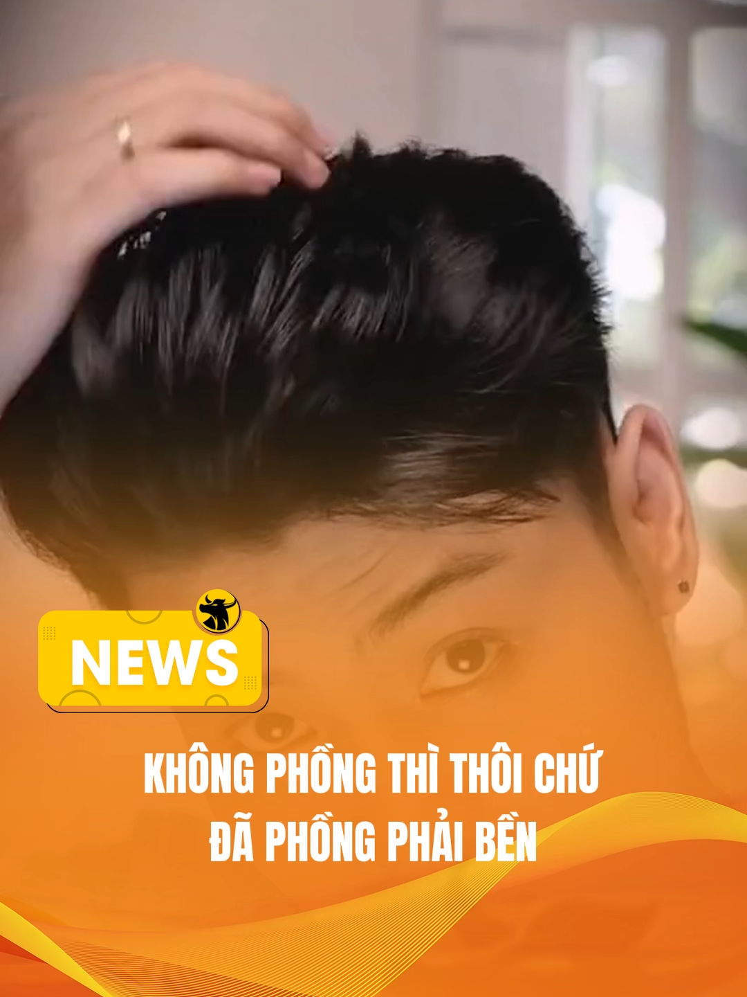 Không phồng thì thôi chứ đã phồng phải bền #menitems #xittaophongtoc