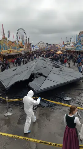 We Went to Oktoberfest… and Found a Crashed Spaceship #horrortok #ufo #uap #oktoberfest #ufocrash 