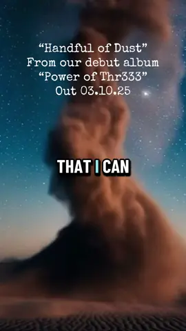 “Handful of Dust” One of 7 new songs from our debut album “Power of Thr333” Out everywhere 03.10.25!!! #embersofdoubt #powerofthr333 #handfulofdust #debutalbum #altrock 