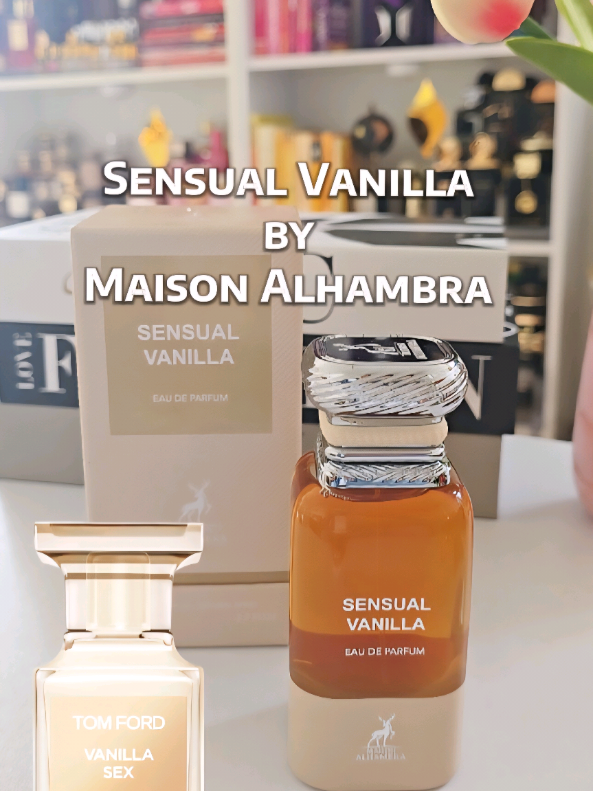Sensual Vanilla by @MAISON ALHAMBRA  Top note is Bitter Almond; middle notes are Vanilla and Floral Notes; base notes are Vanilla Absolute, Tonka Bean and Sandalwood. Thank you @lsq24  #affordableperfume #perfumereview #vanillaperfume #maisonalhambra #perfumerecommendation 