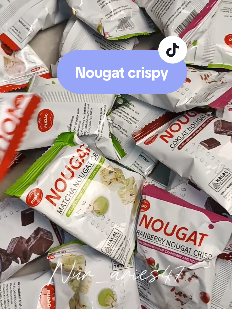 Cemilan baru lagi gaes #nougat #nougatcrisp #conleyshop #lezatsomalia #cemilanenak 