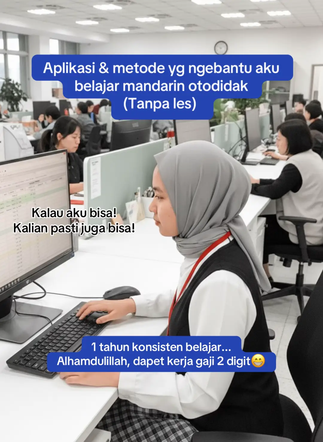 Coba pake metode yg aku gunain selama 1 bulan! Pasti kalian bakal improve! Next mau di spill apa lagi guys? #belajarmandarin #penerjemah #belajarbahasa #fyp #china #taiwan #learnchinese 