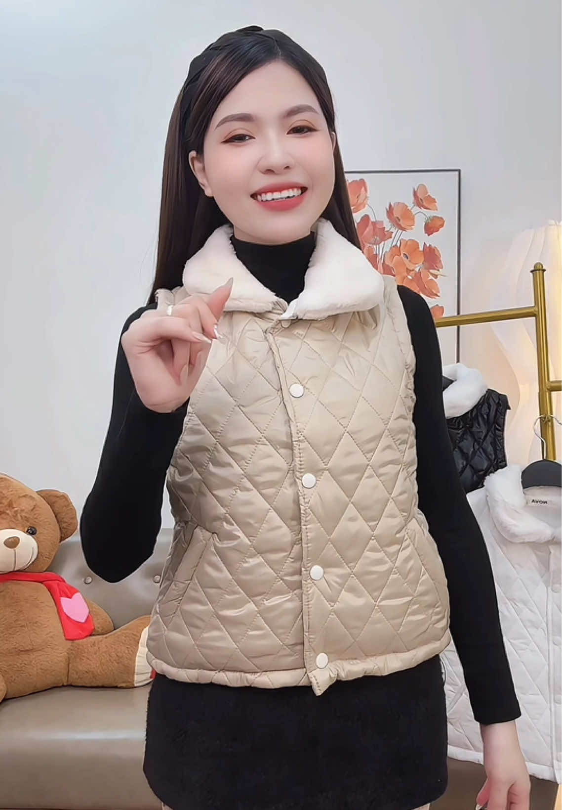 Đẹp sang chấn động với mã Gile phao Hàn siêu hot nhà em đâyy #fashion #thoitrangnu #aokhoacnu 