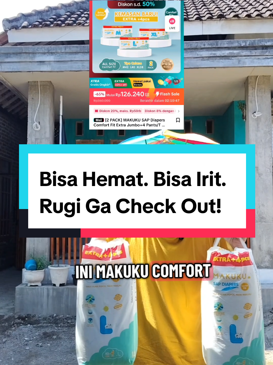 Makuku Comfort Fit Promo #makuku #popokmakuku #makukucomfortfit 