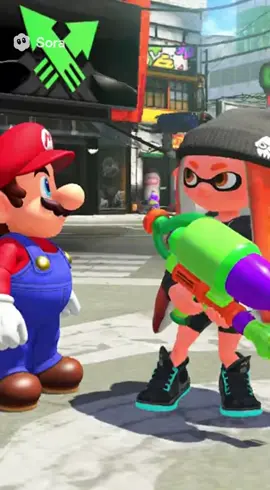 Trying out the new sora 2 ai lol this looks crazy 😭 #fyp #foryou #mario #splatoon #sora2 