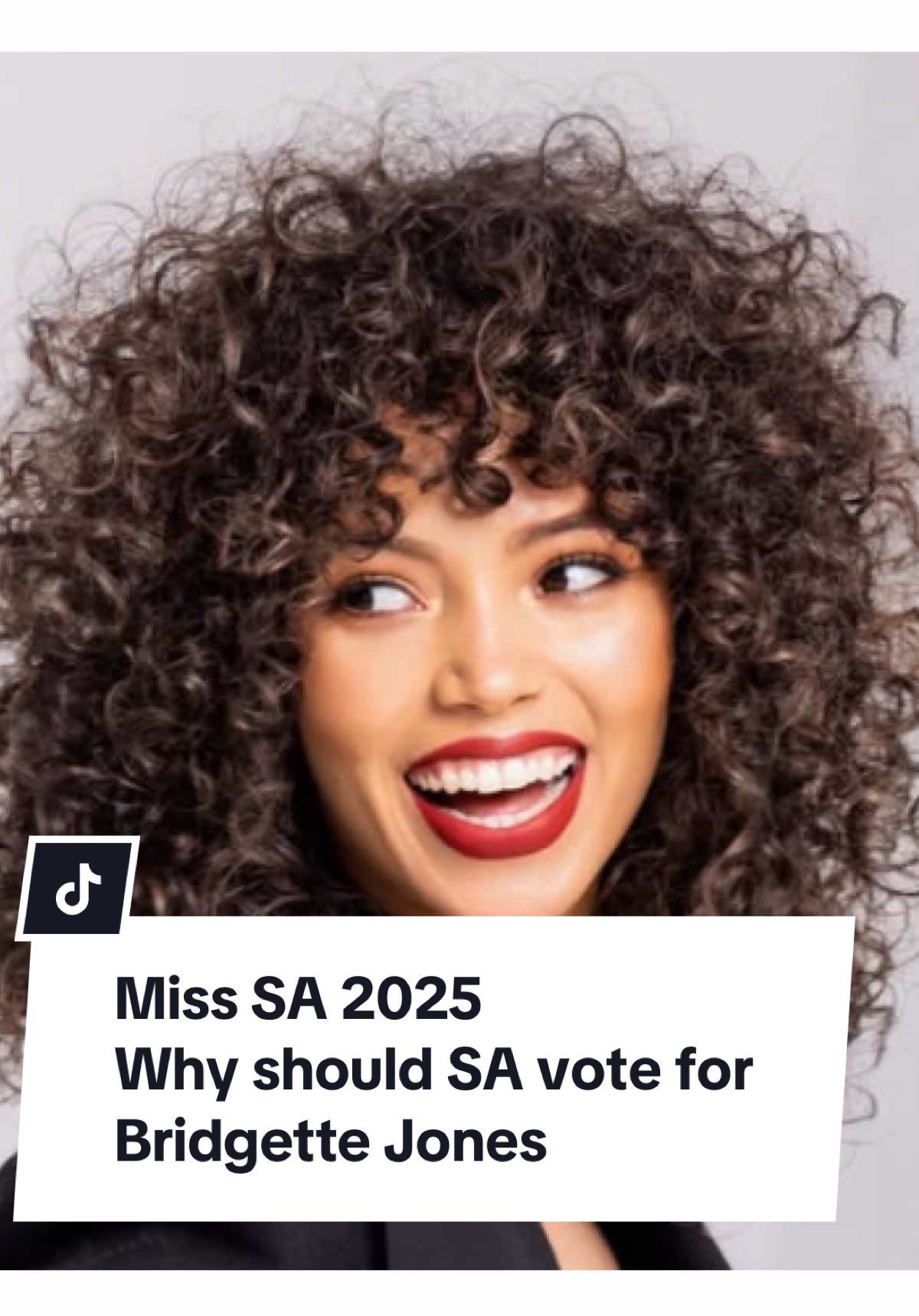 The Miss SA contestants were asked why people should vote for them, and this was Bridgette Jones’s response. #misssouthafrica #fyp #tiktoksouthafrica #tiktokviral #creativesearchinsight 