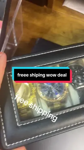beautiful box with watches#TikTokMadeMeBuyIt #tiktokdeals #summernight #ForYouDays 