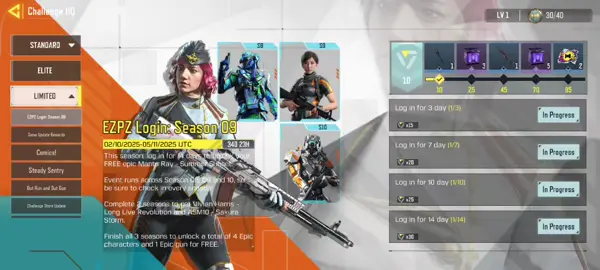New update for EZPZ Login: Season 9 #chambecodm #codm #codmgarena #callofdutymobile #fyp 