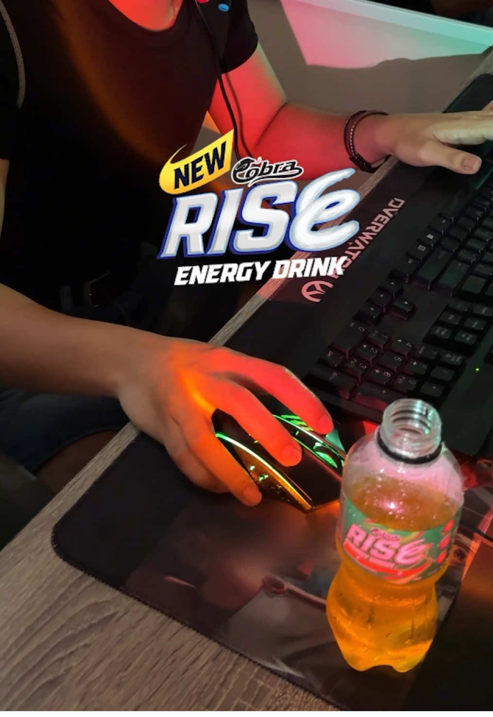 Solid ang laro basta’t kasama ko ang Cobra Rise! It gives me that game mode energy for a sure Good Game, Well Played! ⚡️🎮 #RiseUpWithCobraRise #GGWPwithRise 