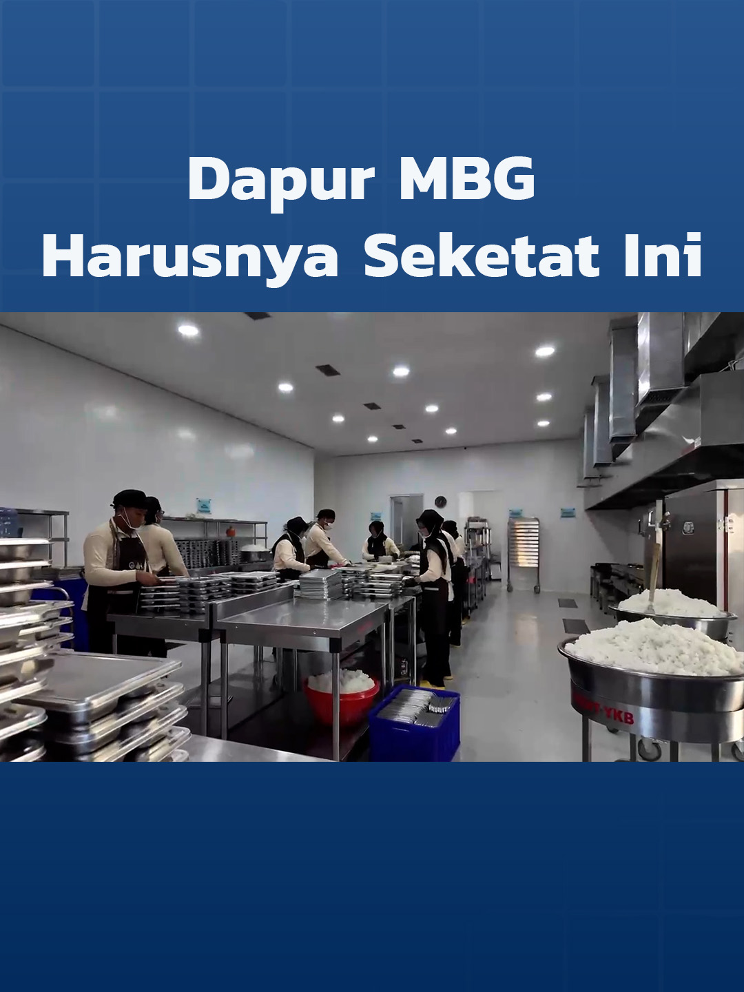 Pernah kepikiran gimana sih dapur Program Makan Bergizi (MBG) Polri bekerja? Ternyata, fasilitasnya nggak kalah sama standar hotel bintang 5! ✅ Alat masak & tray makanan higienis ✅ Sistem pencucian & sterilisasi canggih ✅ Aliran & pembuangan air sesuai standar ✅ Pemeriksaan bahan dari awal sampai matang Semua ini dilakukan demi memastikan makanan yang sampai ke penerima manfaat aman, bersih, dan bergizi. #MBG #Polri #DapurBergizi #Higienis #Transparan