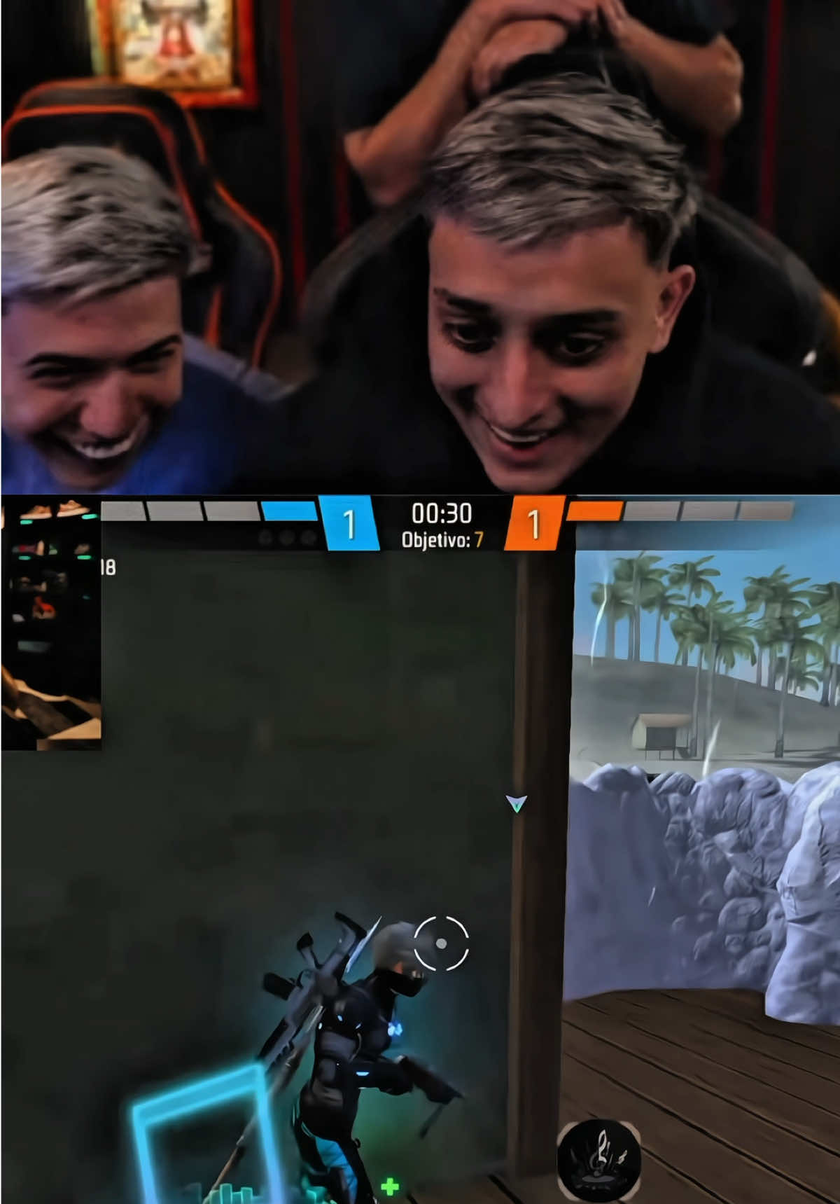 Dona jogando free fire. Que cara ruim 🤣 #fyp #yuri22 #yuri22clips #goti #dona 